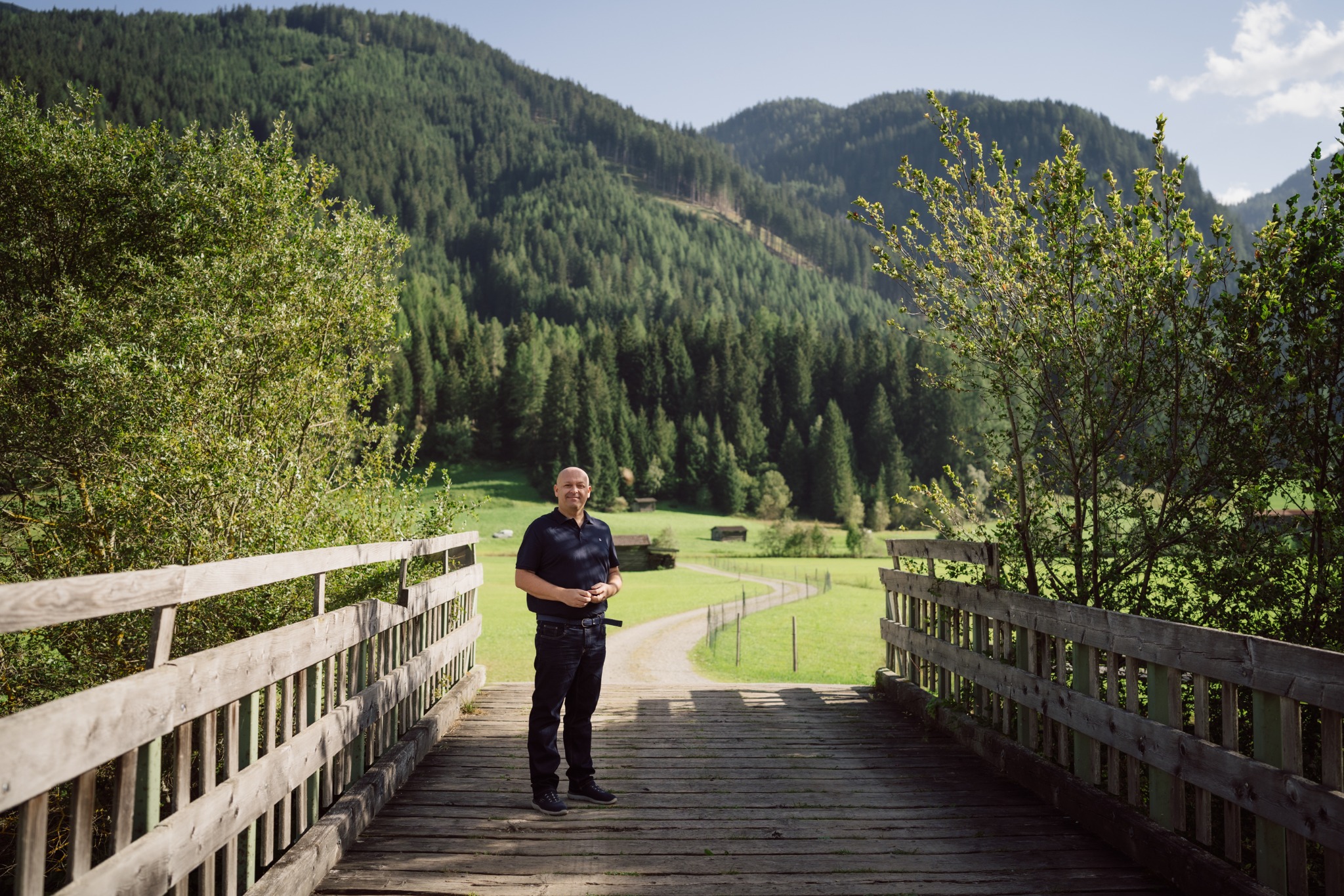 Eine Brücke in Tirol
